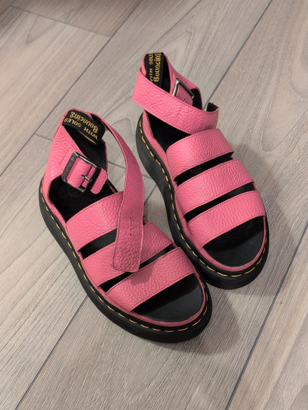 Dr. Martens Clarissa II Quad Triple-Strap Platform Sandal